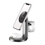 Punjac bezicni magnetni 3in1 za iphone i Apple smart watch Moxom MX-HC119 crni (MS).