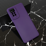 Silikonska maska / futrola Teracell Giulietta za Xiaomi Redmi Note 11 Pro 4G/5G/Note 12 Pro 4G (EU) mat tamno ljubicasta.