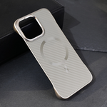 Maska / futrola Magsafe Carbon za iPhone 15 Pro Max 6.7 siva.