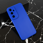 Silikonska maska / futrola Teracell Giulietta za Samsung A556 Galaxy A55 5G mat plava.