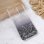 Silikonska maska / futrola Glitter za Huawei Honor 200 Lite crna.