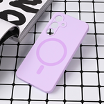 Maska / futrola Magsafe Pure color za Samsung S921B Galaxy S24 lila.