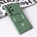 Maska / futrola Magsafe Chrome za Samsung S928B Galaxy S24 Ultra zelena.