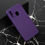 Silikonska maska / futrola Teracell Giulietta za Samsung A405F Galaxy A40 mat tamno ljubicasta.