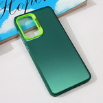 Maska / futrola providna za Samsung A525 Galaxy A52 4G/A526 Galaxy A52 5G/A528B Galaxy A52s 5G zelena.