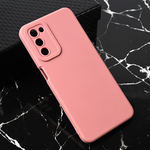 Silikonska maska / futrola Teracell Giulietta za Oppo A55 5G mat tamno roze.