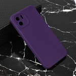 Silikonska maska / futrola Teracell Giulietta za Xiaomi Redmi A1/Redmi A2 mat tamno ljubicasta.
