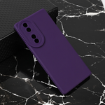 Silikonska maska / futrola Teracell Giulietta za Huawei Honor 70 mat tamno ljubicasta.