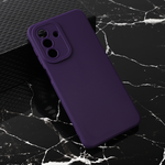 Silikonska maska / futrola Teracell Giulietta za Samsung A266 Galaxy A26 5G mat tamno ljubicasta.