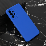 Silikonska maska / futrola Teracell Giulietta za Samsung A325 Galaxy A32 4G EU mat plava.