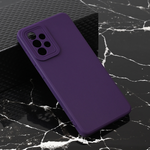 Silikonska maska / futrola Teracell Giulietta za Samsung A525 Galaxy A52 4G/A526 Galaxy A52 5G/A528B Galaxy A52s 5G mat tamno ljubicasta.