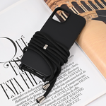 Maska / futrola Crossbody za iPhone 15 crna.