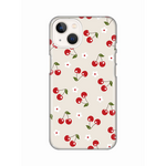 Silikonska maska / futrola print za iPhone 13 Cherry and Flowers.