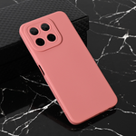 Silikonska maska / futrola Teracell Giulietta za Huawei Honor X6b mat tamno roze.