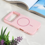 Maska / futrola Magsafe Sparkle Dust za iPhone 17 Pro roze.