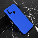 Silikonska maska / futrola Teracell Giulietta za Samsung A217F Galaxy A21s mat plava.