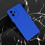 Silikonska maska / futrola Teracell Giulietta za Samsung A075F Galaxy A07 mat plava.