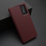 Maska / futrola na preklop Smart Window za Samsung S928 Galaxy S24 Ultra 5G bordo (MS).