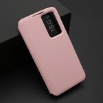Maska / futrola na preklop Smart Window za Samsung Galaxy S22 5G roze (MS).
