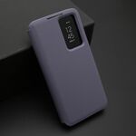 Maska / futrola na preklop Smart Window za Samsung S911B Galaxy S23 5G ljubicasta (MS).