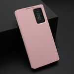 Maska / futrola na preklop Smart Window za Samsung S928 Galaxy S24 Ultra 5G roze (MS).