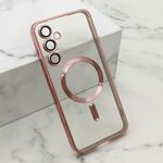 Maska / futrola CAMERA PROTECT MagSafe za Samsung A556 Galaxy A55 5G roze (MS).