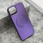 Maska / futrola COLOR METAL MagSafe za iPhone 13 (6.1) ljubicasta (MS).