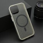 Maska / futrola CRYSTAL MagSafe za iPhone 15 crna (MS).