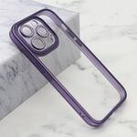 Maska / futrola DIAMOND LENS za iPhone 15 Pro (6.1) ljubicasta (MS).