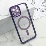 Maska / futrola DIAMOND MagSafe za iPhone 12 Pro ljubicasta (MS).