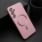 Maska / futrola ELEGANT MAGSAFE za Samsung A556 Galaxy A55 5G roze (MS).