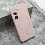 Maska / futrola FLEX MagSafe za Samsung S921 Galaxy S24 5G roze (MS).