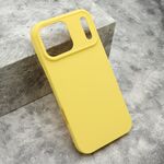Maska / futrola GENTLE COLOR za iPhone 17 Pro Max (6.9) zuta (MS).
