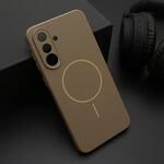 Maska / futrola JELLY MagSafe za Samsung A366 Galaxy A36 5G tamno zlatna (MS).