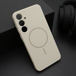 Maska / futrola JELLY MagSafe za Samsung A556 Galaxy A55 5G titanijum (MS).