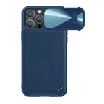 Maska / futrola Nillkin Cam Shield Leather S za iPhone 14 Pro (6.1) plava (MS).