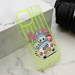 Maska / futrola print PARTY za iPhone 15 zuta LBB004 (MS).