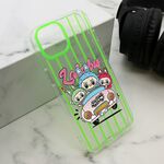 Maska / futrola print PARTY za iPhone 13 (6.1) zelena LBB004 (MS).