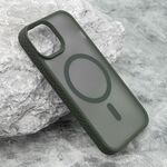 Maska / futrola RUGGED MagSafe za iPhone 15 tamno zelena (MS).