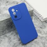 Silikonska maska / futrola Pro Camera za Samsung A366 Galaxy A36 5G tamno plava (MS).