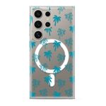 Maska / futrola silikonska print MagSafe za Samsung S928 Galaxy S24 Ultra 5G palm (MS).