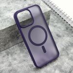 Maska / futrola SILKY MAGSAFE mat za iPhone 15 Pro Max (6.7) ljubicasta (MS).