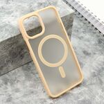 Maska / futrola SILKY MAGSAFE mat za Iphone 12/12 Pro (6.1) roze (MS).