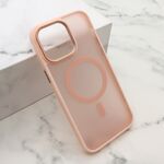 Maska / futrola SILKY MAGSAFE II za iPhone 14 Pro Max (6.7) roze (MS).