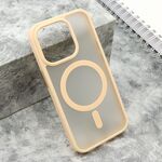 Maska / futrola SILKY MAGSAFE mat za iPhone 15 Pro (6.1) roze (MS).