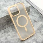 Maska / futrola SILKY MAGSAFE mat za iPhone 14 Pro Max (6.7) roze (MS).