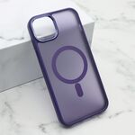 Maska / futrola SILKY MAGSAFE za iPhone 15 Plus ljubicasta (MS).