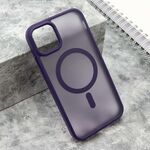 Maska / futrola SILKY MAGSAFE mat za iPhone 11 (6.1) ljubicasta (MS).