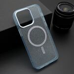 Maska / futrola SPARKLING MagSafe za iPhone 15 Pro Max (6.7) plava (MS).