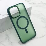 Maska / futrola SILKY MAGSAFE II za iPhone 15 Pro Max (6.7) zelena (MS).